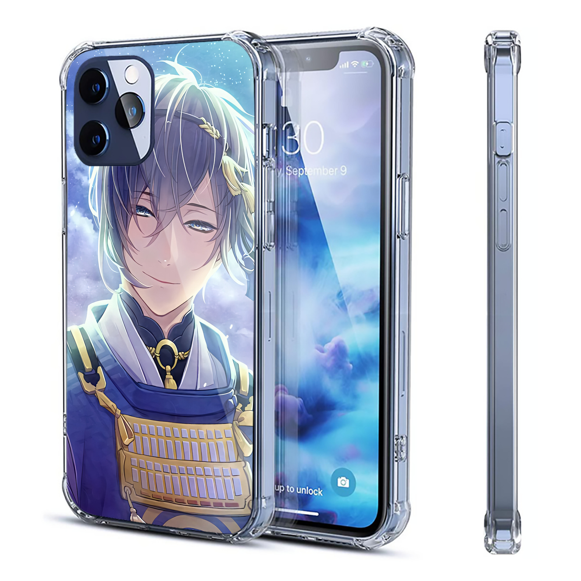 （画像用） 刀剣乱舞 Touken Ranbu 【iPhone 12シリーズ対応】透明スマホケース（クリアソフトケース）